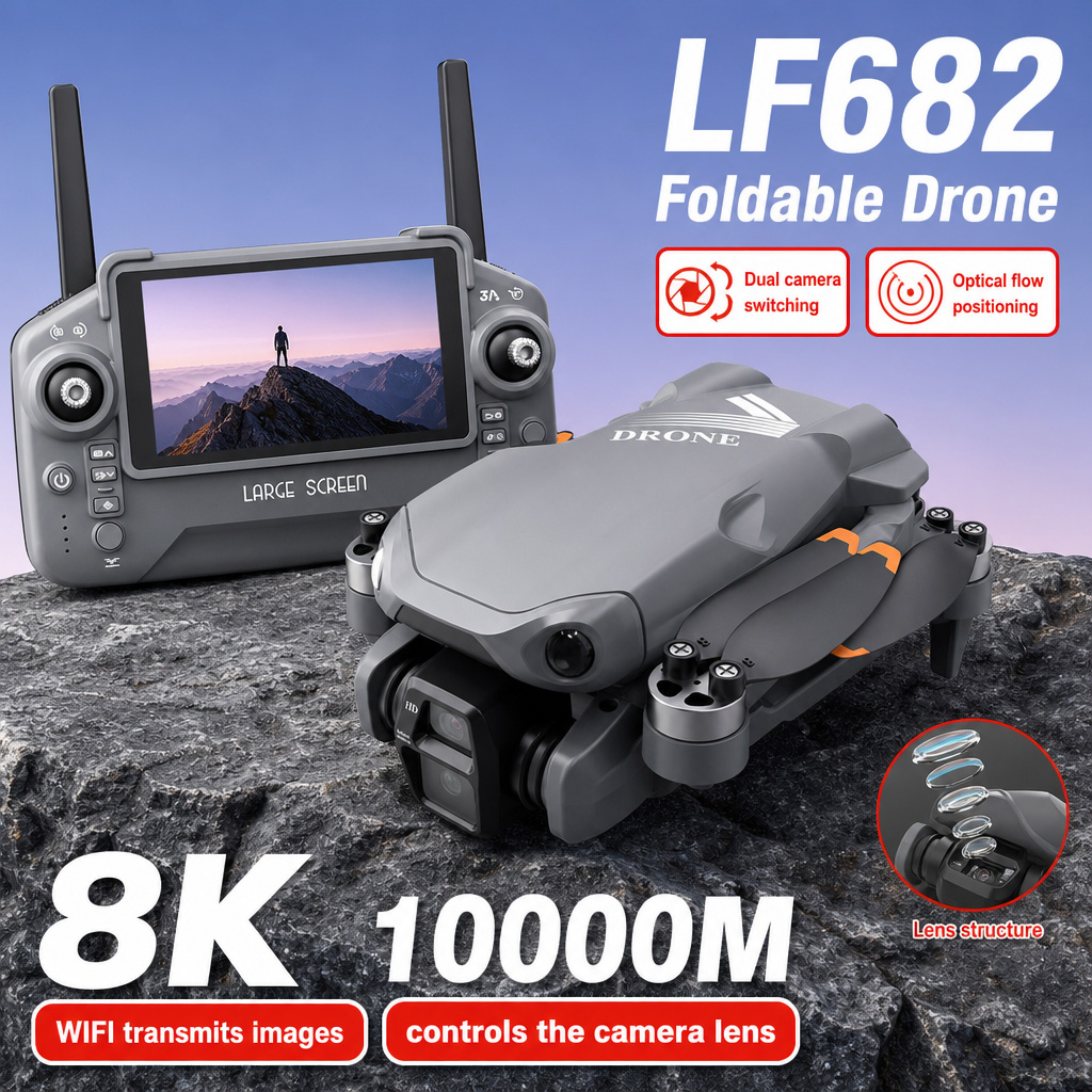 Dji Mini Drone - Zdjęcia lotnicze z drona LF682, 8K