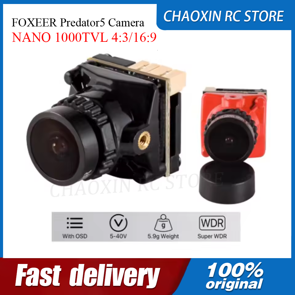 Drone With Camera - Kamera FOXEER Predator5 NANO 1000TVL 4:3/16:9
