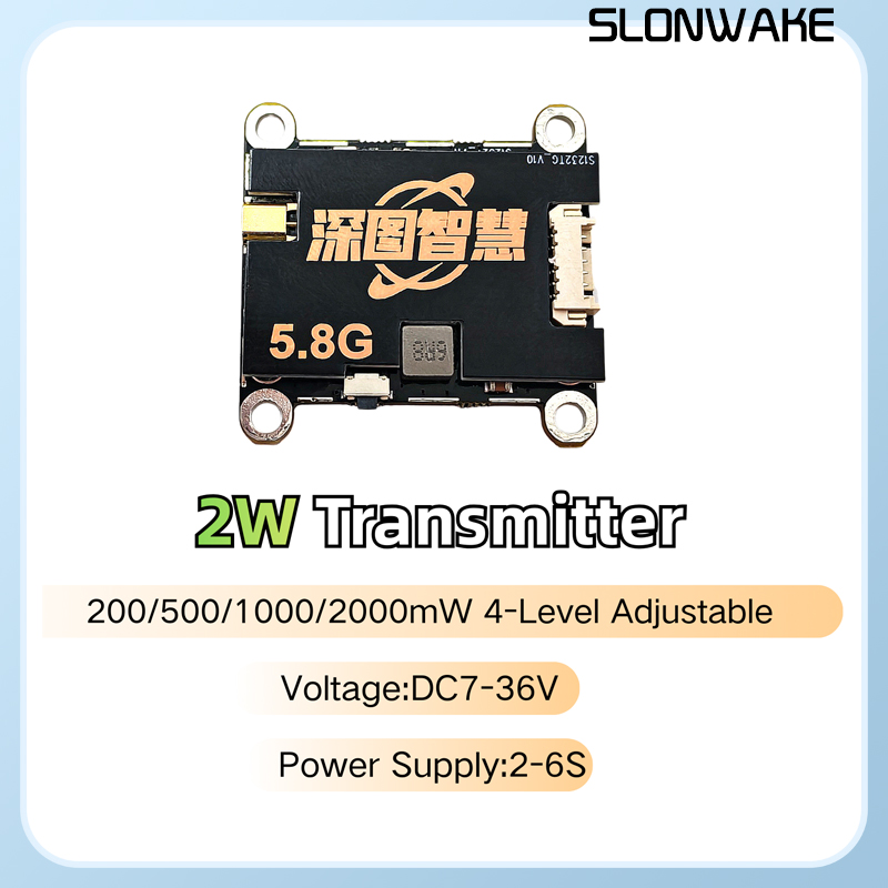Nadajnik SLONWAKE 5.8G 56CH 2W – Drone With Camera recenzja i cena