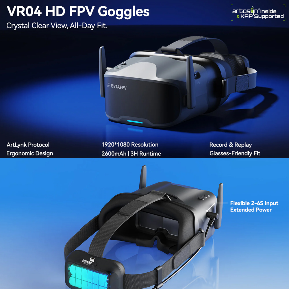 Okulary FPV BETAFPV VR04 HD Pr – Fpv Goggles recenzja i cena