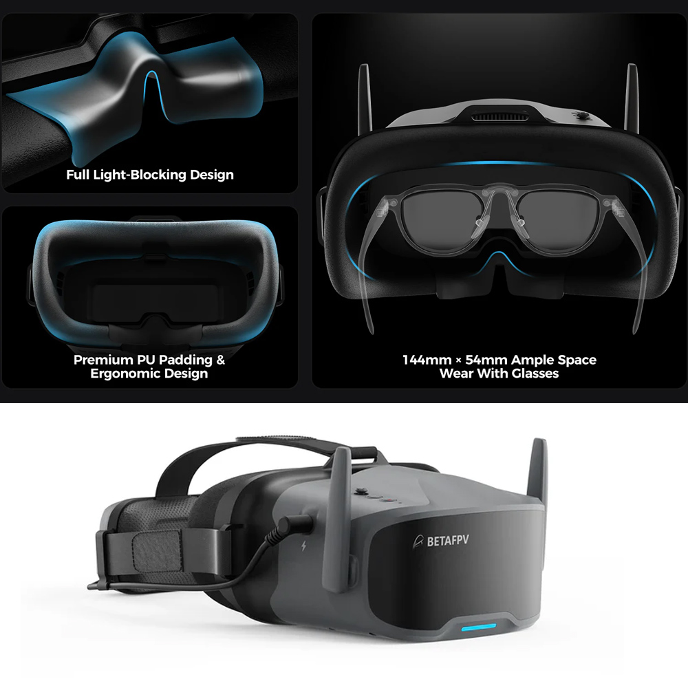 Okulary FPV BETAFPV VR04 HD Pr – Fpv Goggles recenzja i cena