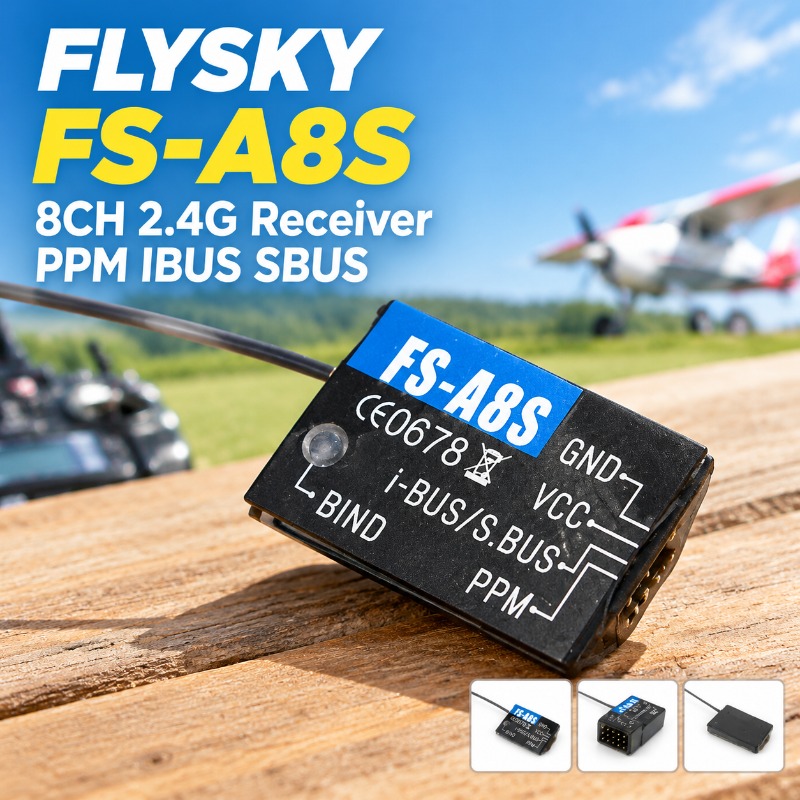 FS-A8S 2.4G 8-kanałowy miniatu – Mini Drone recenzja i cena