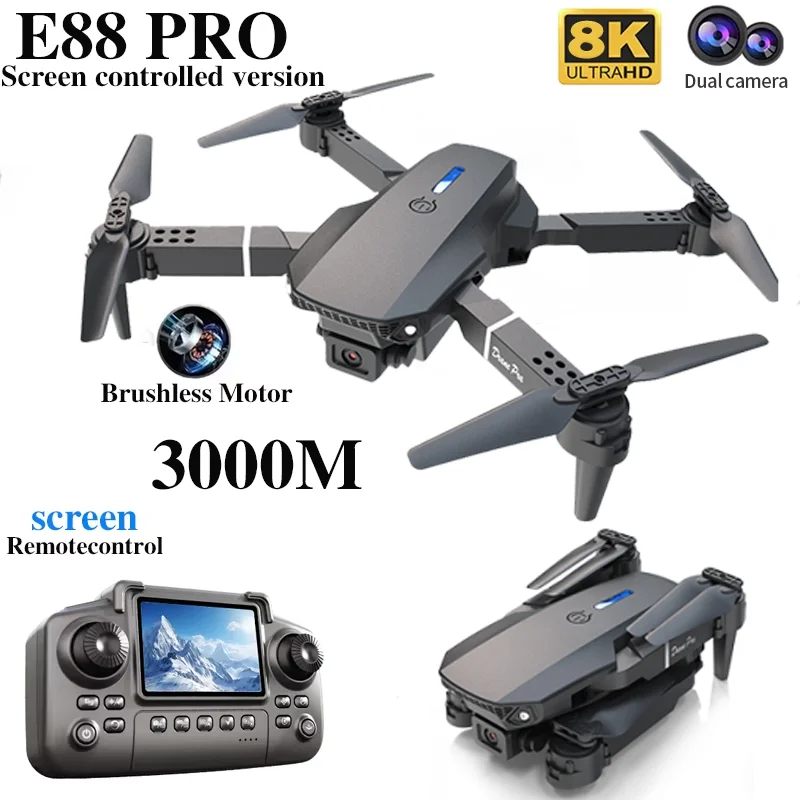 Profesjonalny dron E88 PRO z e – Brushed Drone Motor recenzja i cena