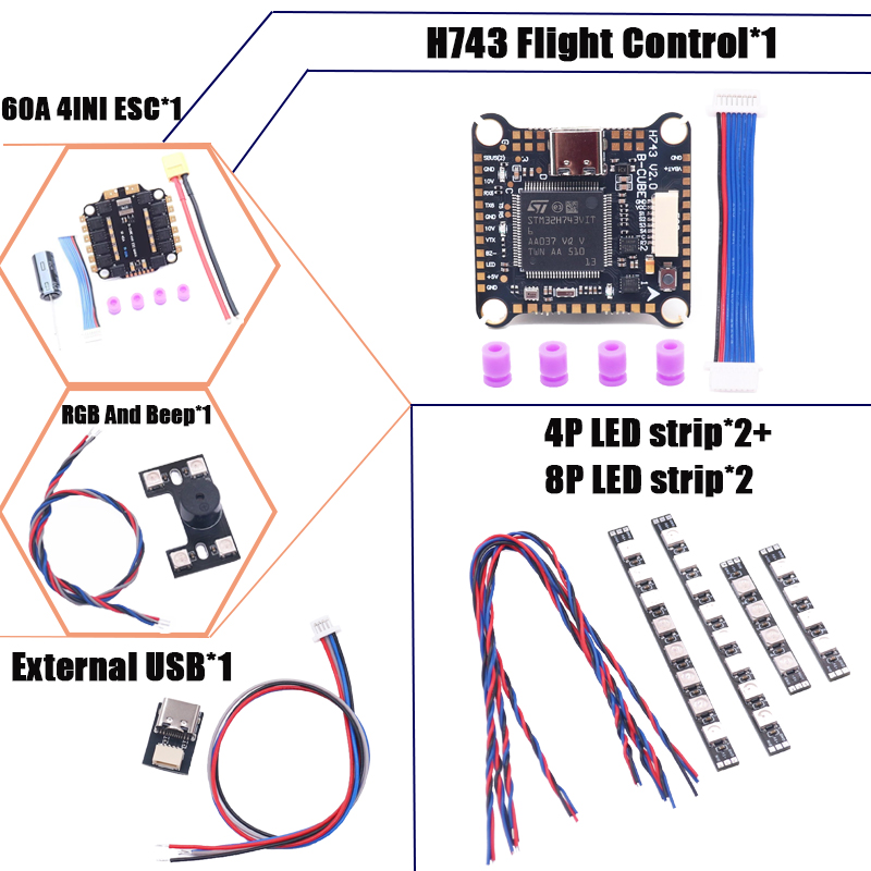 RCtoSky F4V3S PLUS F722 F745 H – F722 Flight Controller recenzja i cena