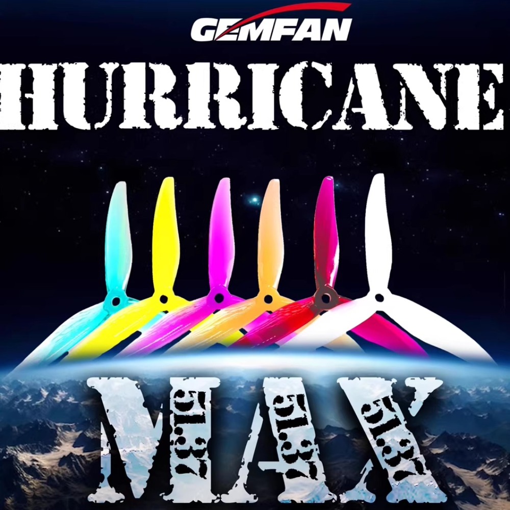 2 pary śmigieł Gemfan Hurrican – 5 Inch Propeller recenzja i cena