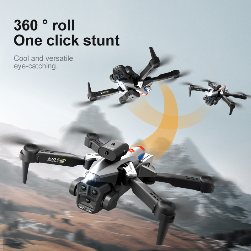 K10 Max RC Drone HD 4K Samolot – Brushed Drone Motor recenzja i cena