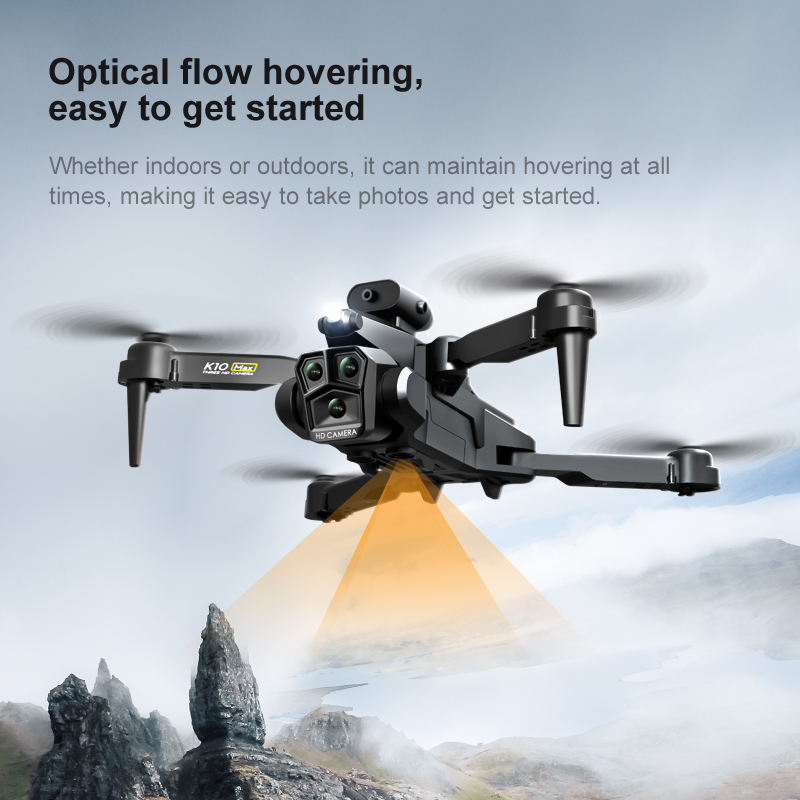 K10 Max RC Drone HD 4K Samolot – Brushed Drone Motor recenzja i cena