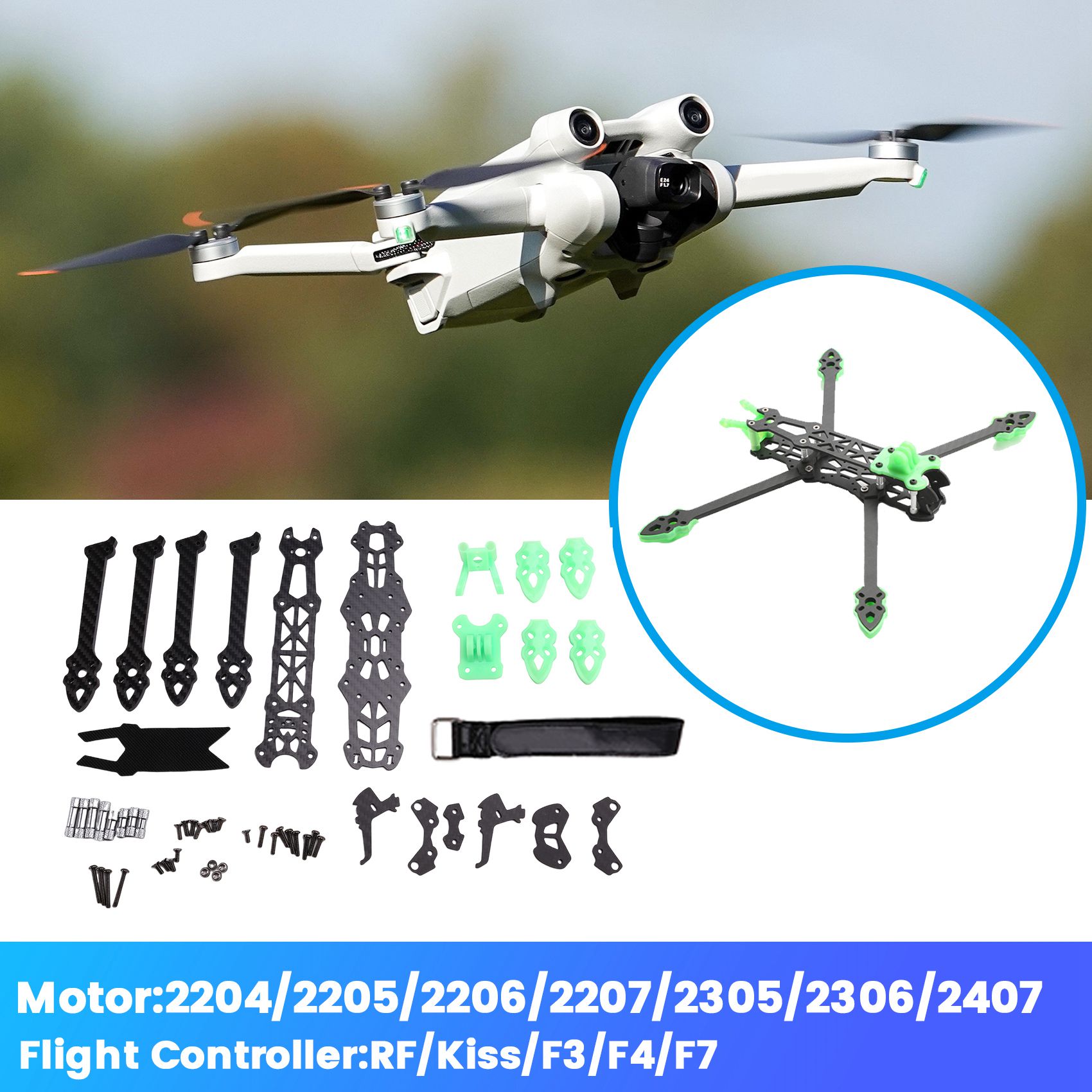 YSUN-MARK4-HD Mark 4 HD 5-calo – Carbon Fiber Drone Frame recenzja i cena