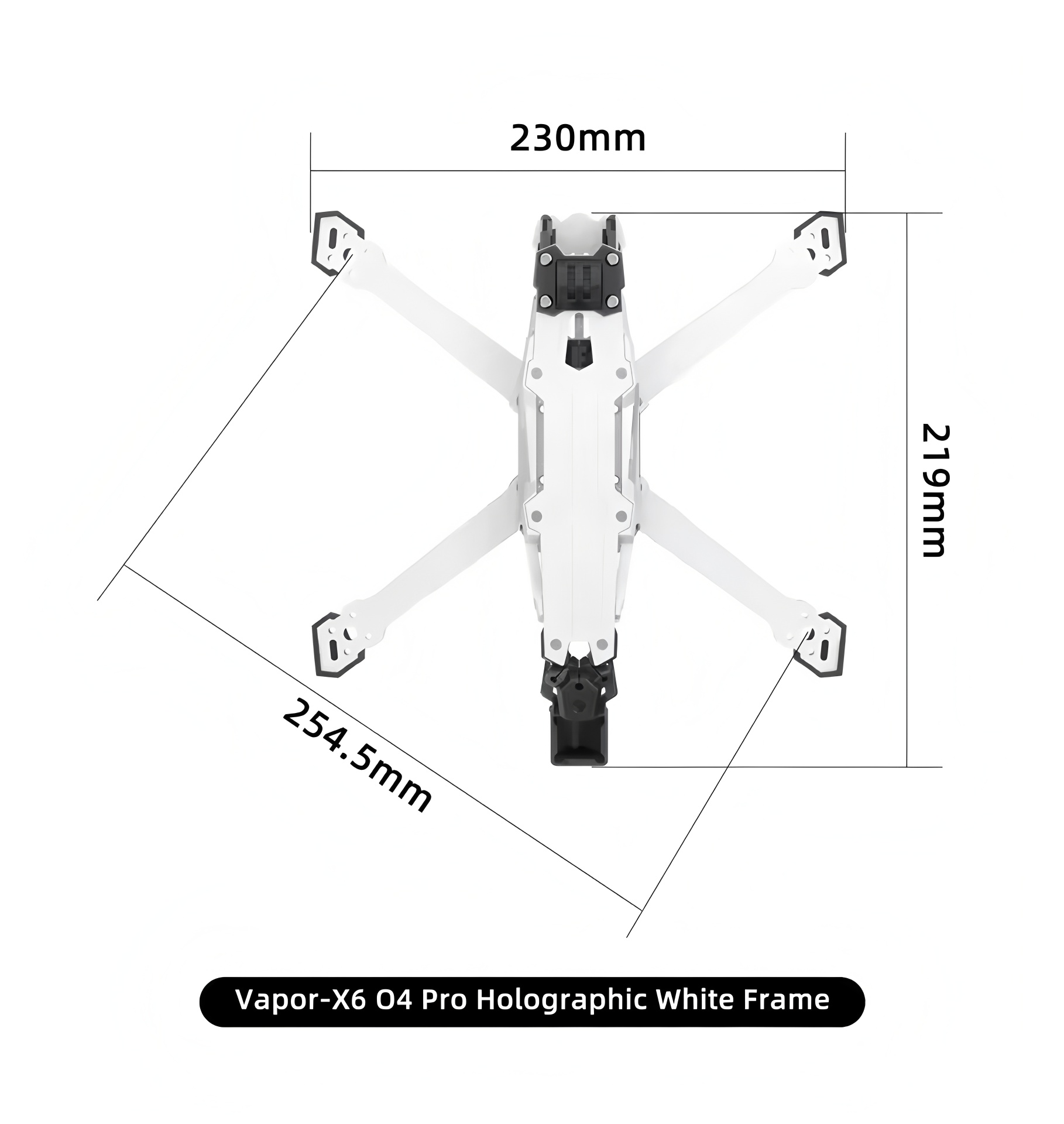 GEPRC Vapor D5/x5/x6 O4 Pro Ra – Carbon Fiber Drone Frame recenzja i cena