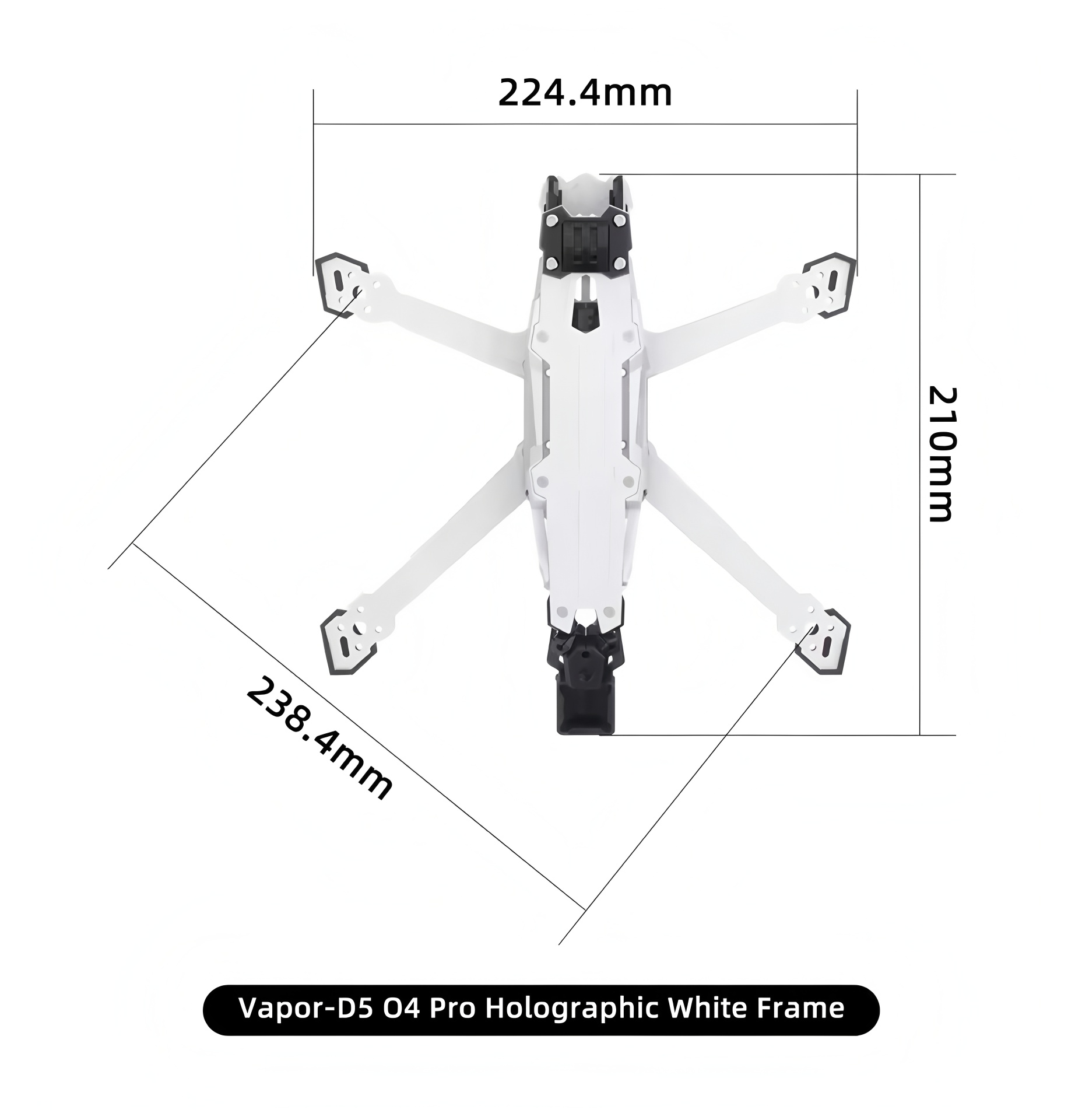 GEPRC Vapor D5/x5/x6 O4 Pro Ra – Carbon Fiber Drone Frame recenzja i cena