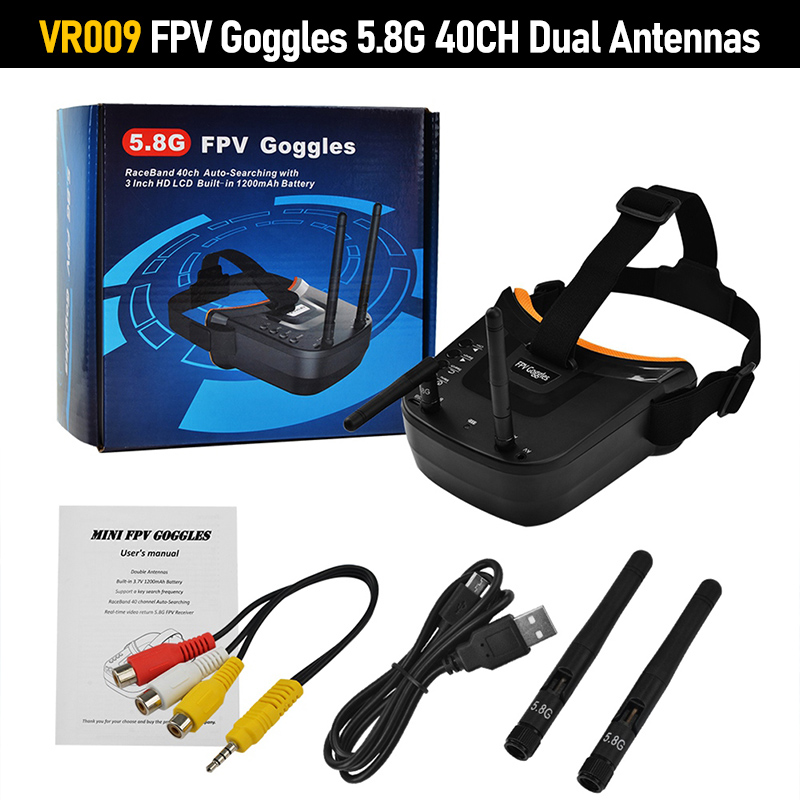 Okulary FPV VR009 z 3.0-calowy – Fpv Goggles recenzja i cena