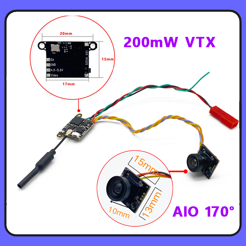 SLONWAKE 5.8G 1200TVL Kamera F – Mini Drone recenzja i cena
