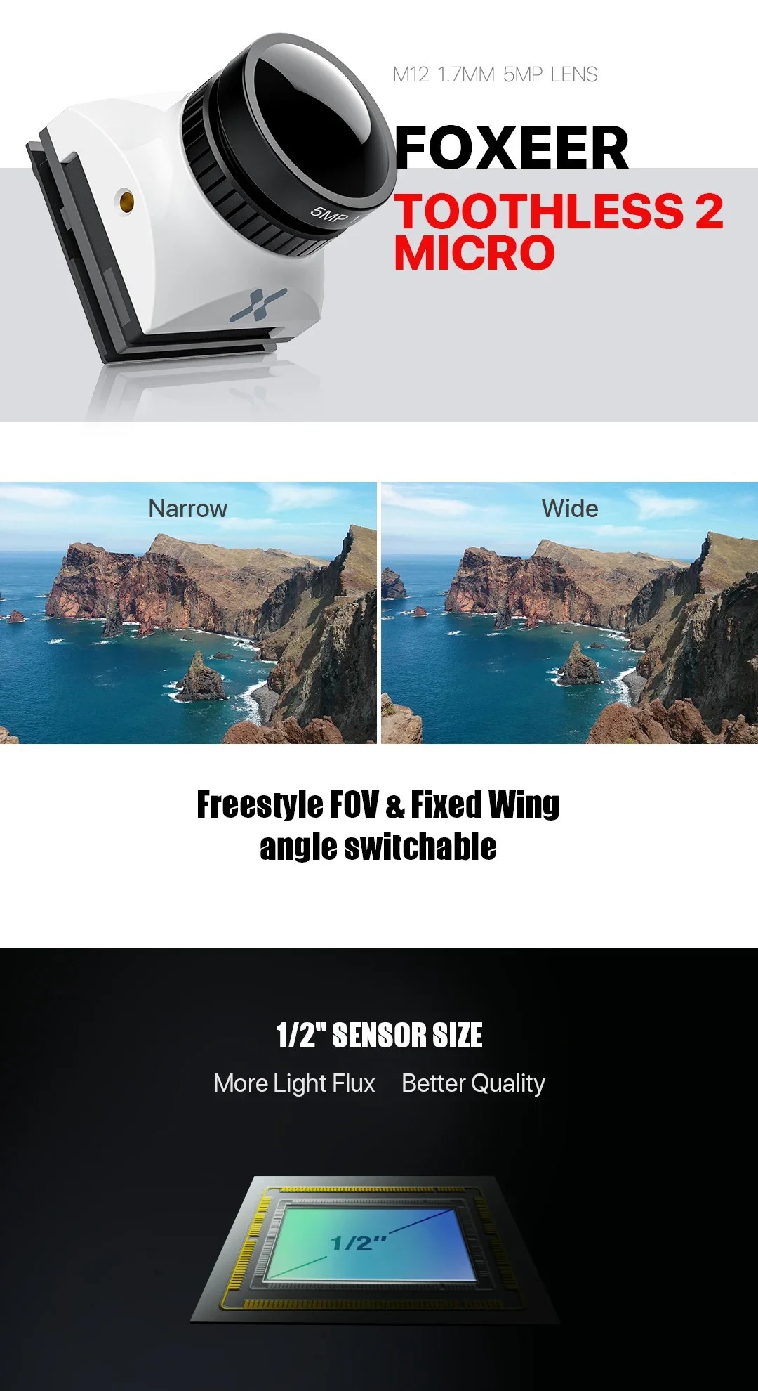 Kamera FPV FOXEER Micro Toothl – Analog Fpv Camera recenzja i cena