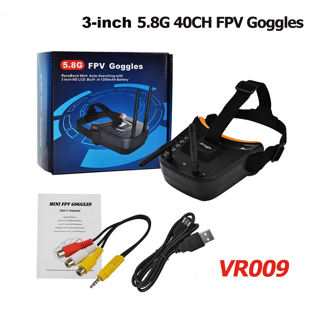 Okulary wideo VR009 FPV z 3-ca – Fpv Goggles recenzja i cena